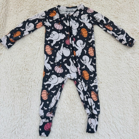 Bunny Knots Other - Girls Velveteen 0-3 months fall bamboo pajamas